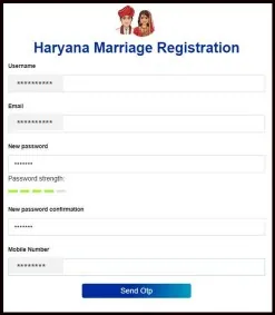 Haryana Marriage Registration Step-2