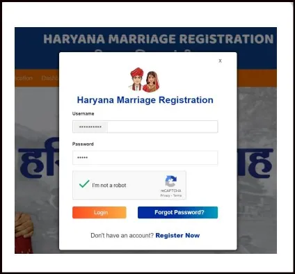 Haryana Marriage Registration Step-7