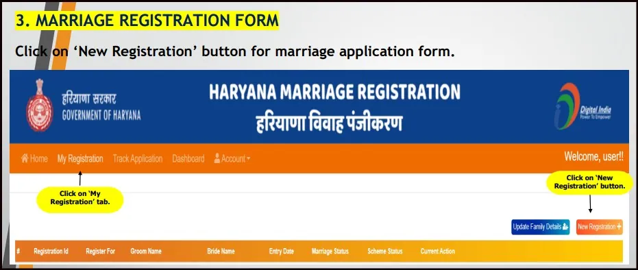 Haryana Marriage Registration Step-8